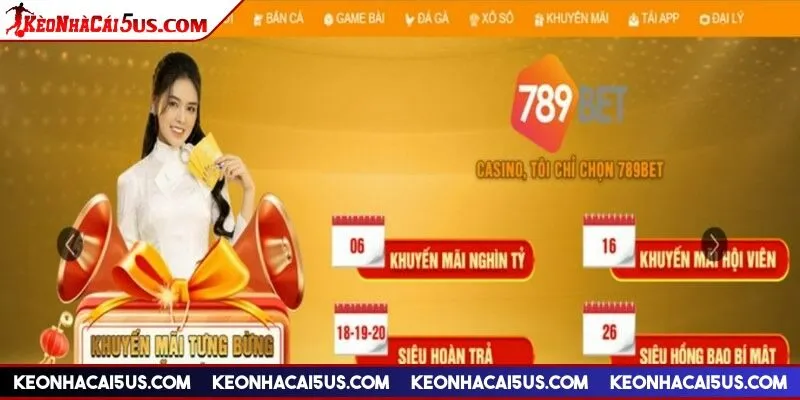 789BET có nhiều chương trình khuyến mãi gửi đến thành viên