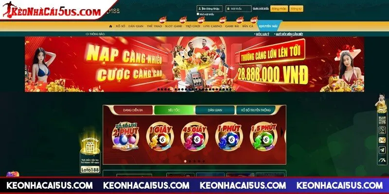 Các dịch vụ giải trí tại trang web vô cùng đa dạng, sôi động