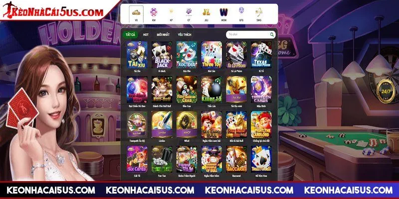 Mỗi sảnh cược liên kết với nhiều nhà cung cấp game uy tín